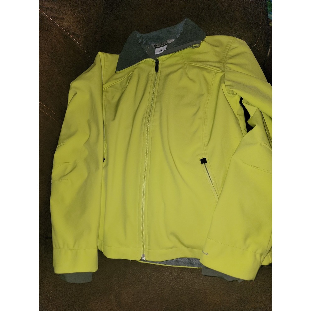 Columbia sportswear titanium work jacket high vis omni shield women's medium